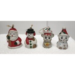 Vintage Christmas Bells Lot of 4